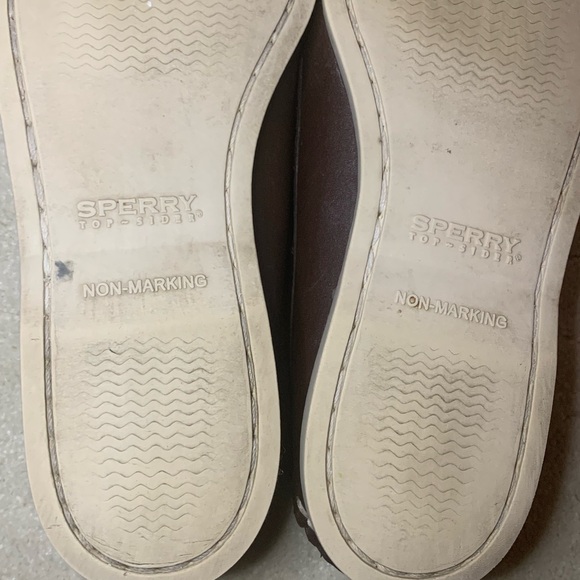 Vintage Sperry Topsiders boat shoes, dark brown, women’s size 9 1/2 medium. - Picture 6 of 7